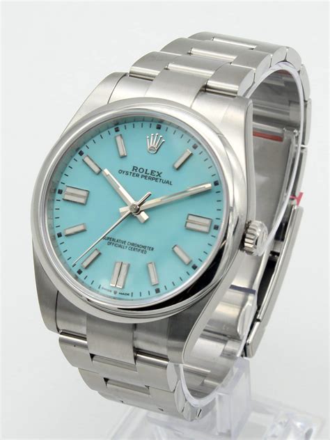 light blue womens rolex|rolex tiffany blue.